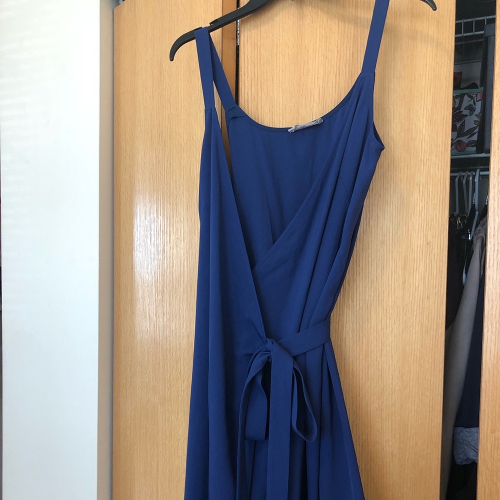 Everlane Japanese Go Weave Wrap Dress